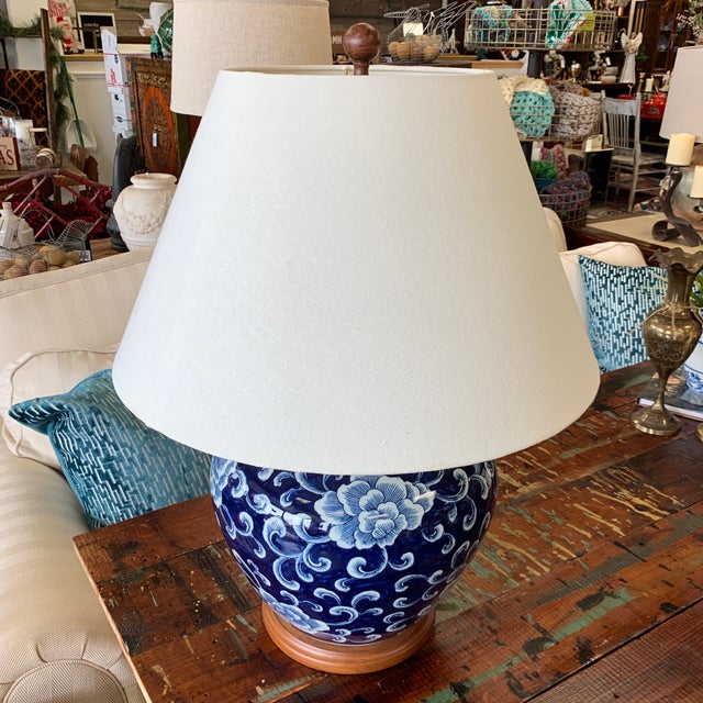 Ralph Lauren Home Floral Porcelain Ginger Jar Lamp Chairish