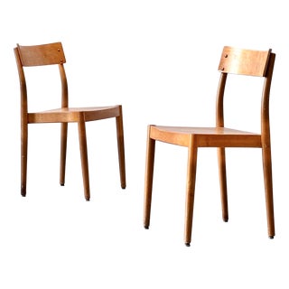 Portex Stacking Chair by Peter Hvidt & Orla Mølgaard-Nielsen for Fritz Hansen, Denmark, 1945 For Sale