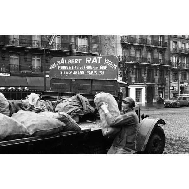 Maurel Bonnel Potato delivery man, 1950s Warmtone barium silver photograph on Ilford paper Signed and numbered by Maurice...