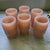Vintage Pink Opaline Glass Tumblers Set of 6 For Sale - Image 12 of 12