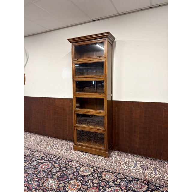 Classic English Bookcase from Globe Wernicke For Sale - Image 3 of 11