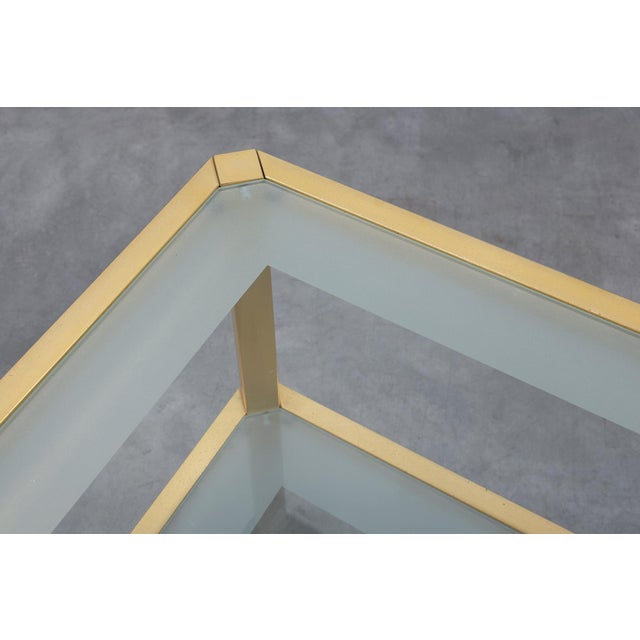 Mid‑Century Square Coffee Table from Fedam, Belgium, 1980s For Sale - Image 10 of 11