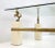 Gold Mid-Century French Coffee Table with Brass Horses from Maison Charles, 1970s For Sale - Image 8 of 11