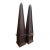 Pair of Large Wooden Obelisk - Pair For Sale