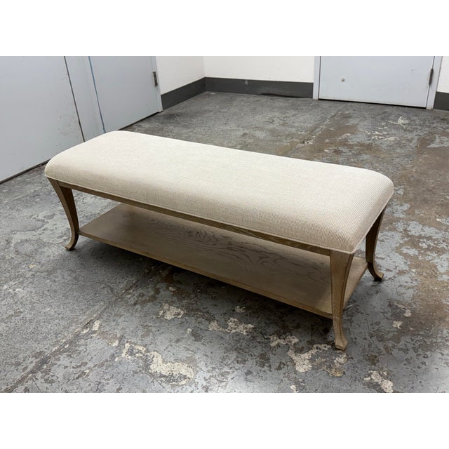 Bernhardt Rustic Patina Collection Bench For Sale In San Francisco - Image 6 of 12