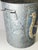 1930s Vintage French Flying Dove Banner Galvanized Zinc Bucket For Sale - Image 5 of 9