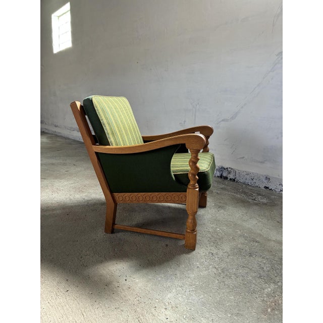 Danish Lounge Chair in style of Kjærnulf, 1960s For Sale - Image 6 of 12