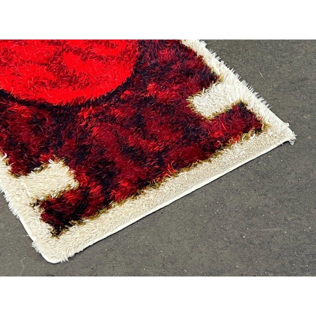 Danish Space Age Runner Rug by Hojer Export, 1960s For Sale - Image 10 of 18