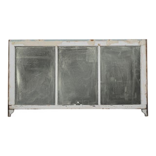 Hand Silvered Wood Reclaimed Window Mirror For Sale