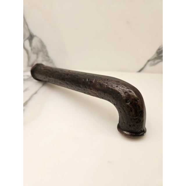 Solid bronze spout cast from an antique French fountain spout design, maker is unknown as the original spout is antique....