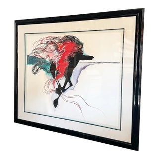 Bonny Leibowitz Signed and Framed Serigraph Mystic Search For Sale