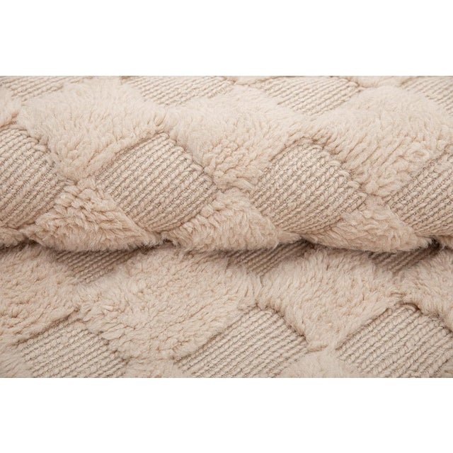 Hand-Knotted Wool Rug by Azele Studio For Sale - Image 9 of 10