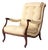 Vintage French Provincial Upholstered Lounge Chair For Sale