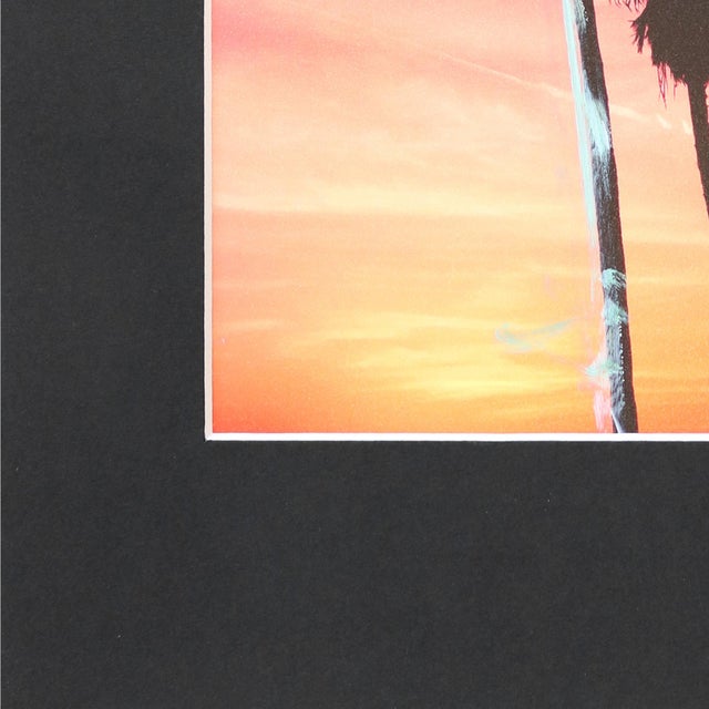 2020s Palms 2 IV - Color Drenched Sunset Still Life Photography Mixed Media Artwork by Pete Kasprzak For Sale - Image 5 of 6