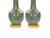Mid-Century Modern Mid-Century Modern Italian Blue Tapestry-Design Porcelain Table Lamps – Pair For Sale - Image 3 of 11