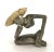 “Man in Mid Air” Modern Metal Artisanal Sculpture For Sale - Image 12 of 12