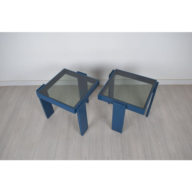 Stackable Coffee Tables by Gianfranco Frattini for Cassino, 1960s, Set of 2 For Sale - Image 15 of 16