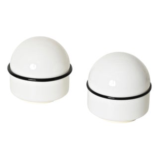 Tecla Table Lamps in Murano Glass attributed to Noti Massar for Leucos, 1960s, Set of 2 For Sale