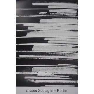 Encre 1995 Poster after Pierre Soulages For Sale