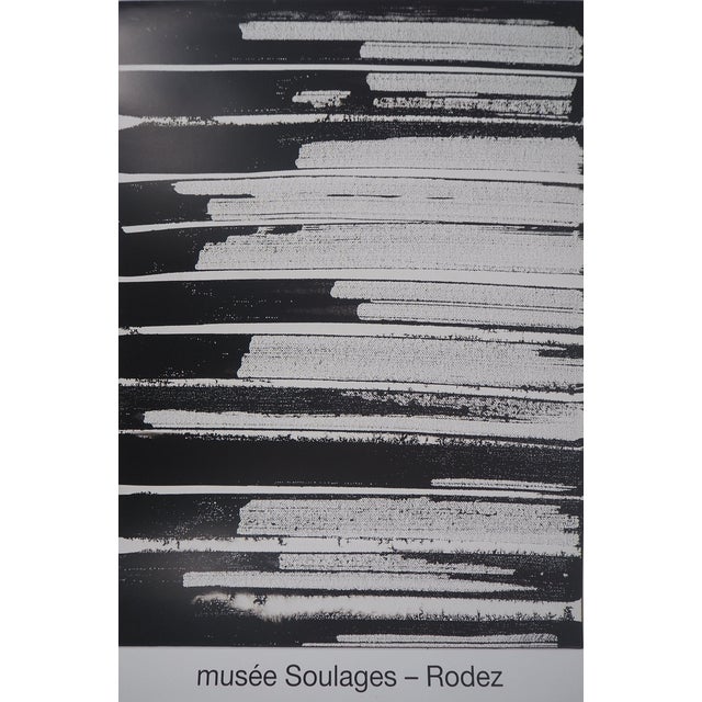 Encre 1995 Poster after Pierre Soulages For Sale