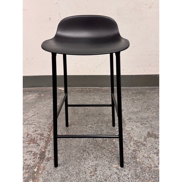 Design Plus Gallery presents the Form Barstool by Simon Legald for Normann Copenhagen. This barstool pairs a molded...