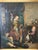 French Framed Oil on Board "Boy on Saddle", Mid-20th Century For Sale - Image 3 of 7