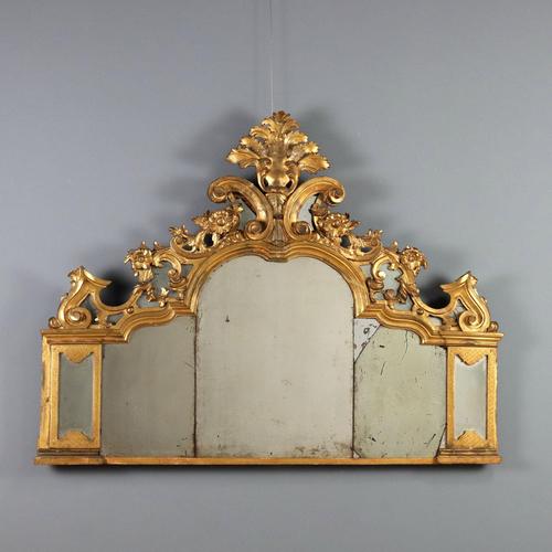 Carved and Gilded Wooden Fireplace For Sale - Image 11 of 11