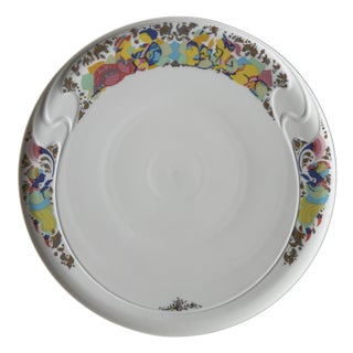 Asimmetria Abduction from the Seraglio Cake Plate by Björn Wiinblad for Rosenthal, 1986 For Sale