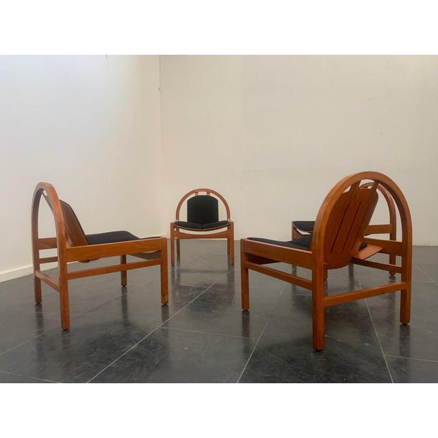 1980s Argos Dining Chairs from Baumann, France, 1980s, Set of 4 For Sale - Image 5 of 18