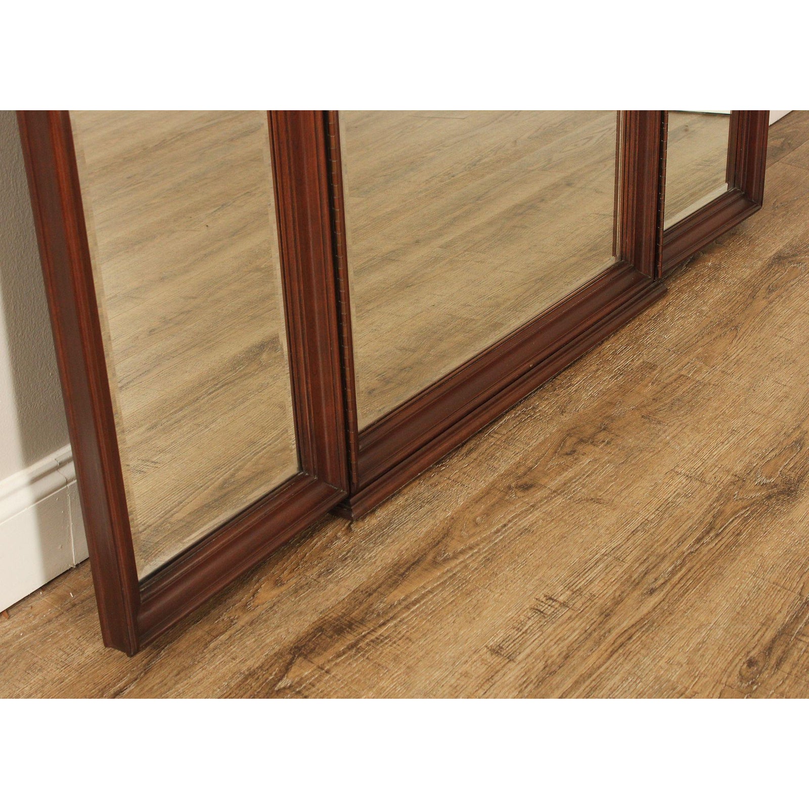 Ethan Allen Georgian Court Cherry Trifold Mirror