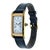 Elegant vintage Tiffany & Co. Portfolio ladies wristwatch featuring a rectangular gold-plated case with classic Roman...