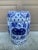Ceramic Blue and White Porcelain Chinoiserie Garden Stool or Side Table For Sale - Image 7 of 10