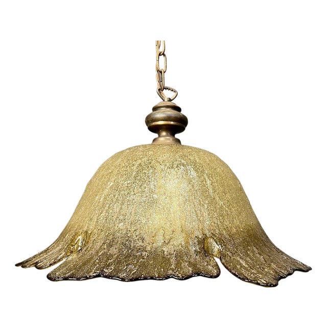 Vintage Murano Glass Pendant Light, 1960s For Sale