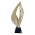 Vintage Abstract Onyx Flame Sculpture For Sale