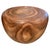 2010s Andrianna Shamaris Drum Shape Suar Wood Coffee Table For Sale - Image 5 of 18