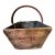 Vintage French Grape Harvest Basket For Sale