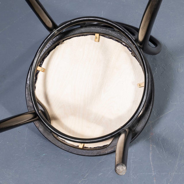 Brown Vintage Bentwood Dining Chairs, 1970s, Set of 4 For Sale - Image 8 of 11