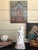 Early 20th Century Early 20th Century Italian Porcelain Bisque Figure of a Putto Writing After Canova For Sale - Image 5 of 14