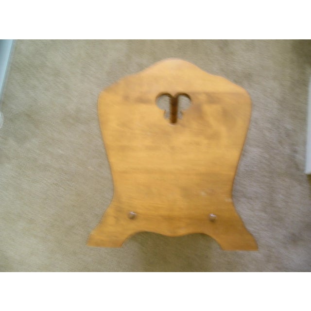 Early 21st Century Ethan Allan Maple Magazine Rack For Sale - Image 5 of 5
