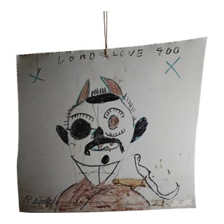 Late 20th Century Original R.A. Miller Cutout For Sale