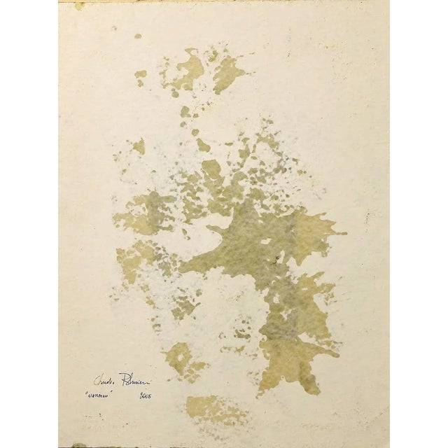 Garden is an original artwork realized by Claudio Palmieri in 2008. Wax pigments and little flowers applied on cardboard....