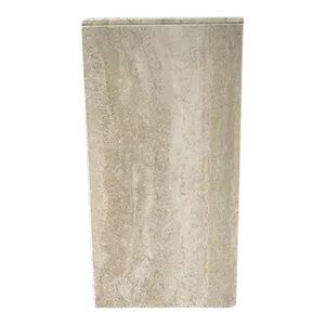 1980s Travertine Rectangular Pedestal
