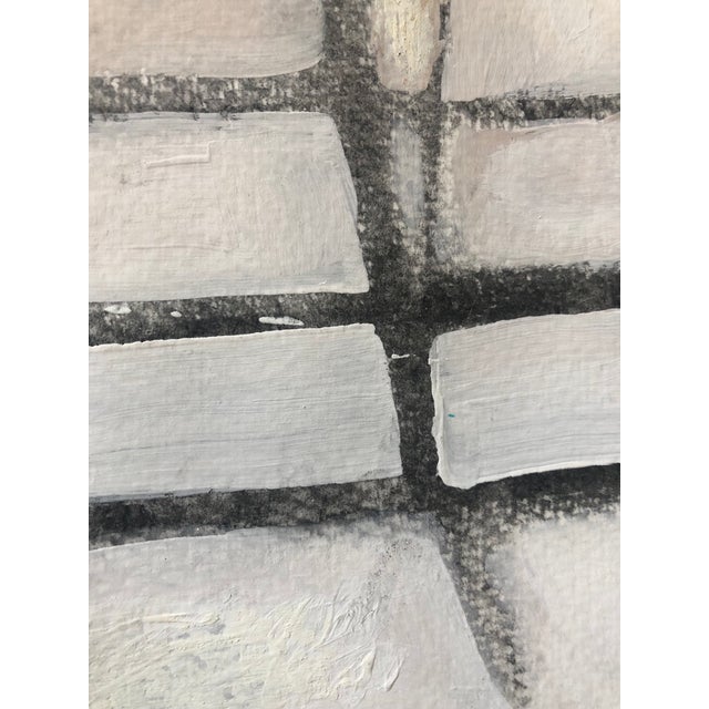 “Ice Wall” Contemporary Original Abstract Painting by CL Auker For Sale - Image 4 of 6