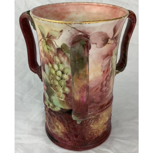 Traditional Three Handled Vase For Sale - Image 3 of 6