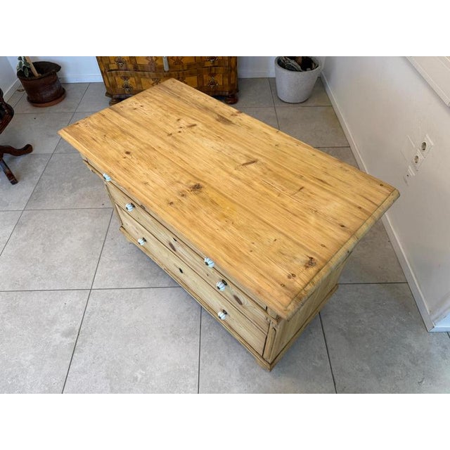 Gründerzeit Chest of Drawers in Softwood For Sale - Image 6 of 11