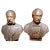 19th Century Busts, Set of 2 For Sale - Image 9 of 9