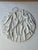 1970s Minimalist Abstract Plaster Artwork by Elia Moon Ridges For Sale - Image 4 of 7
