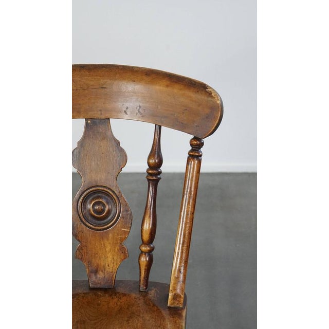 Wood Set of Dining Room Chairs For Sale - Image 7 of 12