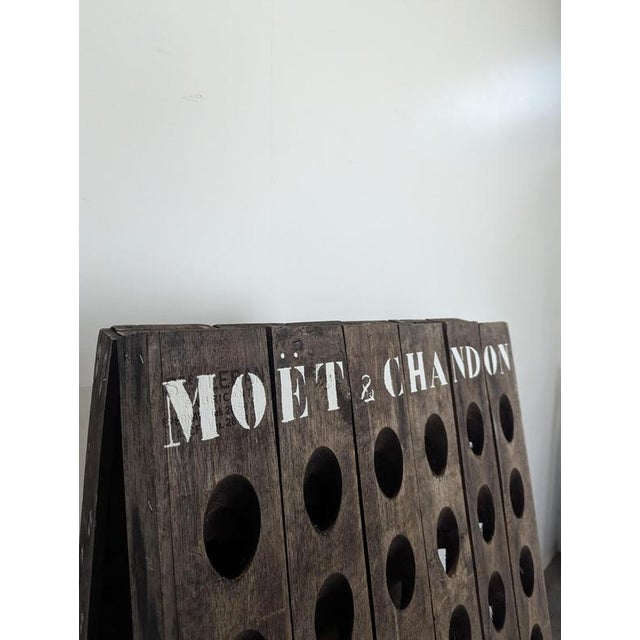 Moët & Chandon Oak Champagne Riddling Rack for 120 Bottles For Sale - Image 4 of 7