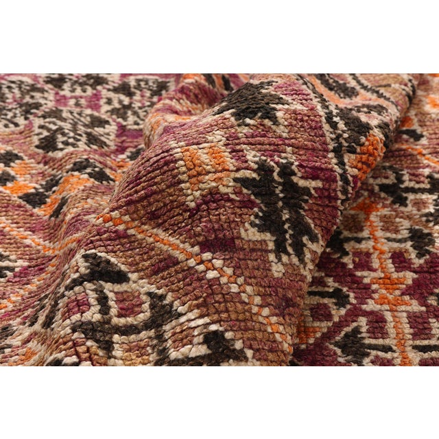Vintage Zayane Beni M'Guild Moroccan Rug, 05'07 X 10'00 For Sale In Dallas - Image 6 of 10